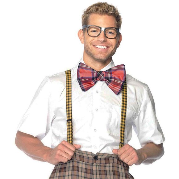 Unisex Nerdy 3Pc Kit One Size OS Roleplay Cosplay Costume Accessory - Picture 5 of 6